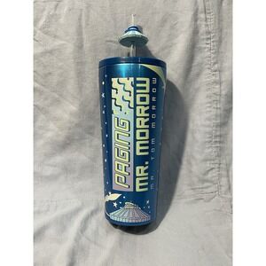 NEW Disney Parks Paging Mr. Morrow Tomorrowland Space Mountain Water Bottle